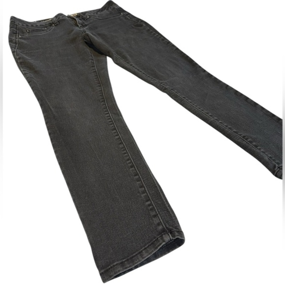 SO Juniors Skinny Jeans Size 11 Regular Black Wash Stretch Mid Rise Denim